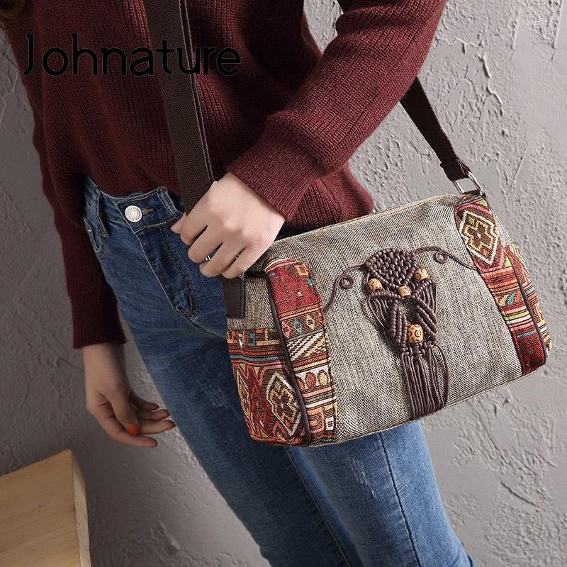 Evening Bags Johnature Summer Lightweight Canvas Bag National Style Crossbody For Women Versatile Leisure Handmade Shoulder, Style 1
Evening Bags Johnature Summer Lightweight Canvas Bag National Style Crossbody For Women Versatile Leisure Handmade Shoulder, Style 1