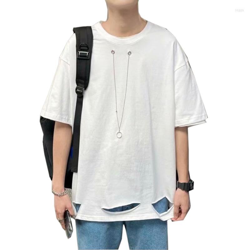 Men's T Shirts Hip Hop Shirt Men Casual Cotton High Street Pendant Hole T-shirt Top Tees Black White Summer Loose T-shirts Camiseta Hombre, Y36 black
Men's T Shirts Hip Hop Shirt Men Casual Cotton High Street Pendant Hole T-shirt Top Tees Black White Summer Loose T-shirts Camiseta Hombre, Y36 black