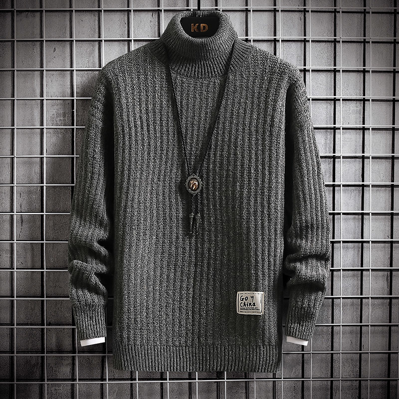 Men's Sweaters Winter Top Quality Turtleneck Men Sweater Thick Warm Pullover Men Casual Mens Sweaters High Neck Knit Male Christmas Jumpers 221111, Black
Men's Sweaters Winter Top Quality Turtleneck Men Sweater Thick Warm Pullover Men Casual Mens Sweaters High Neck Knit Male Christmas Jumpers 221111, Black