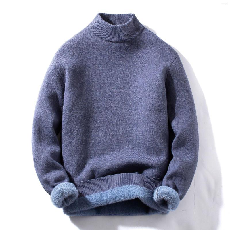 Men's Sweaters Men's Fleece Sweater Plus Velvet Thickened Half Turtleneck Autumn And Winter Korean Version Bottoming Knitted, Black
Men's Sweaters Men's Fleece Sweater Plus Velvet Thickened Half Turtleneck Autumn And Winter Korean Version Bottoming Knitted, Black