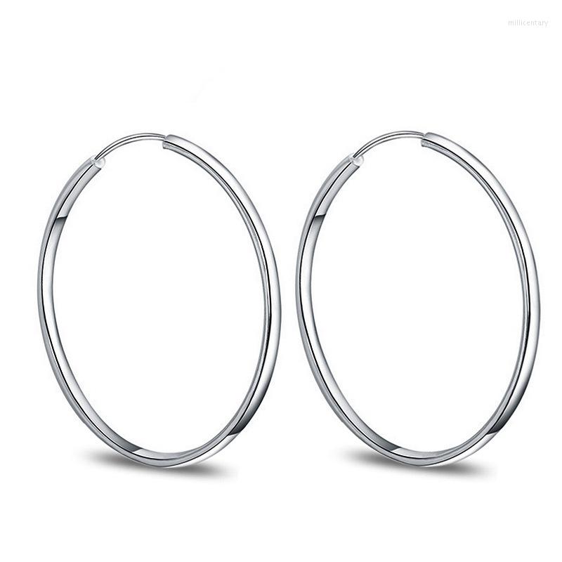 Hoop Earrings Exaggeration Round Circle For Women Real 925 Sterling Silver Earring Anniversary Girlfriend Wife Gifts Top Quality
Hoop Earrings Exaggeration Round Circle For Women Real 925 Sterling Silver Earring Anniversary Girlfriend Wife Gifts Top Quality