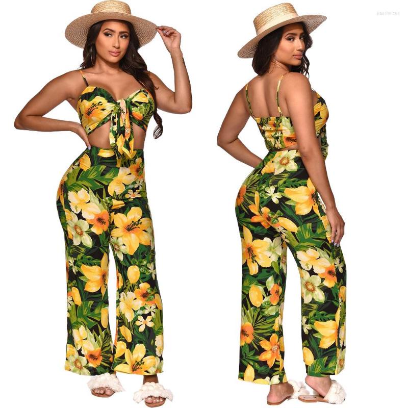 Women' Two Piece Pants 2022 Summer Beach Vacation Sets Womens Outifits Print Sexy Suspenders Wide-leg Set Of Fashion Pieces For Women, Multicolor
Women' Two Piece Pants 2022 Summer Beach Vacation Sets Womens Outifits Print Sexy Suspenders Wide-leg Set Of Fashion Pieces For Women, Multicolor