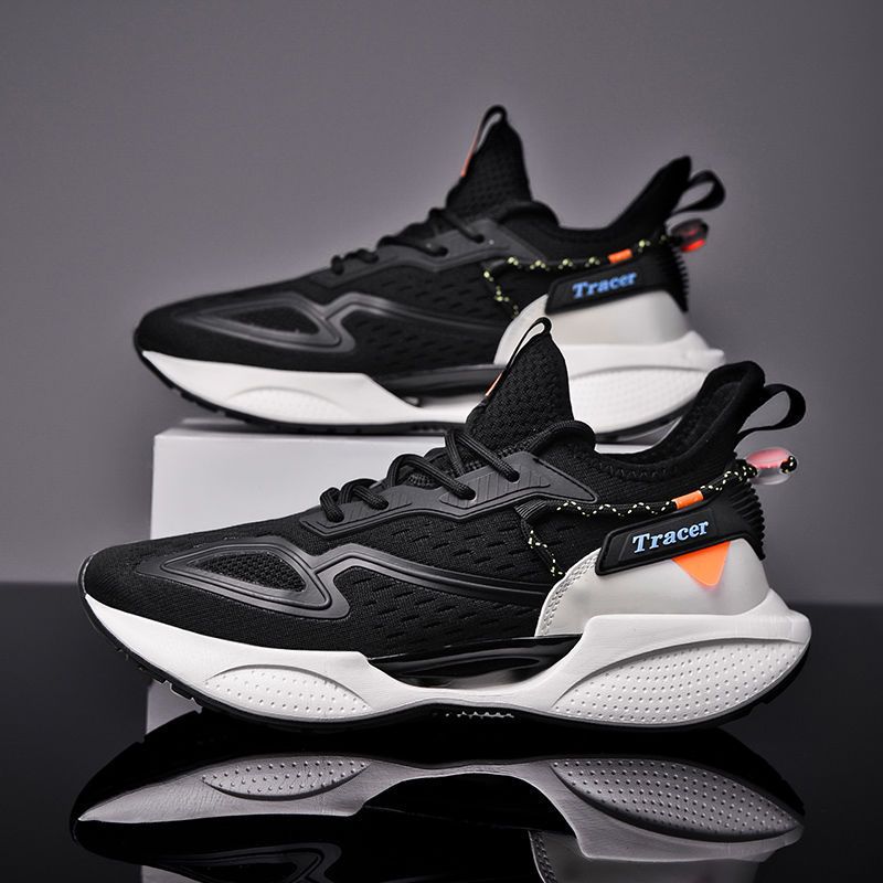 Mens Running Shoes Black White Breathable Knit Jogging Comfortable Fashion Men Trainers Sport Shoe Casual Sneakers 40-44
Mens Running Shoes Black White Breathable Knit Jogging Comfortable Fashion Men Trainers Sport Shoe Casual Sneakers 40-44