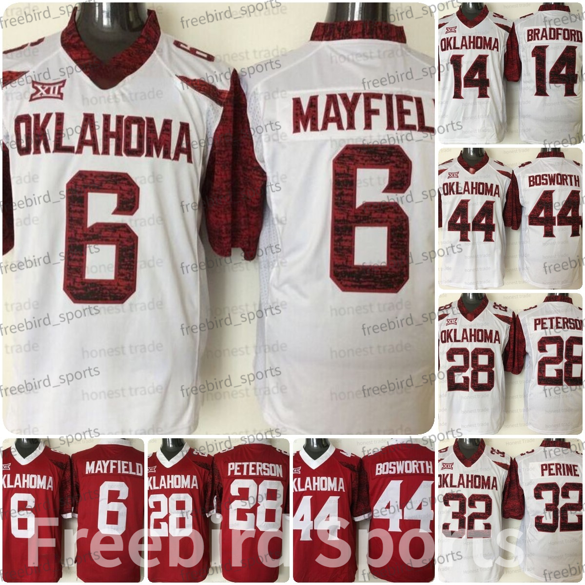 28 Adrian Peterson 6 Baker Mayfield Football Jersey NCAA Oklahoma Sooners 32 Samaje Perine 14 Sam Bradford College Maroon Red Jerseys Stitched Mens Jerseys, Men jersey
28 Adrian Peterson 6 Baker Mayfield Football Jersey NCAA Oklahoma Sooners 32 Samaje Perine 14 Sam Bradford College Maroon Red Jerseys Stitched Mens Jerseys, Men jersey