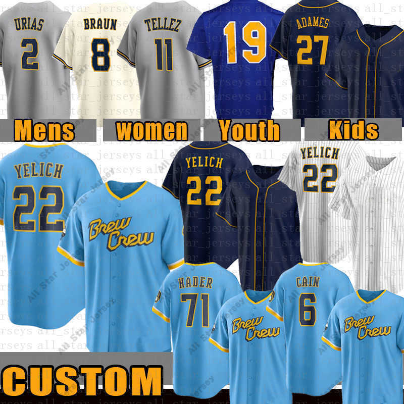 Baseball Jerseys Custom 22 Christian Yelich Baseball Jersey Milwaukee Willy Adames Robin Yount Lorenzo Cain JC Mejia Hunter Renfroe Luis Urias Josh Hader, Women(size:s-xxl)niangjiuren
Baseball Jerseys Custom 22 Christian Yelich Baseball Jersey Milwaukee Willy Adames Robin Yount Lorenzo Cain JC Mejia Hunter Renfroe Luis Urias Josh Hader, Women(size:s-xxl)niangjiuren