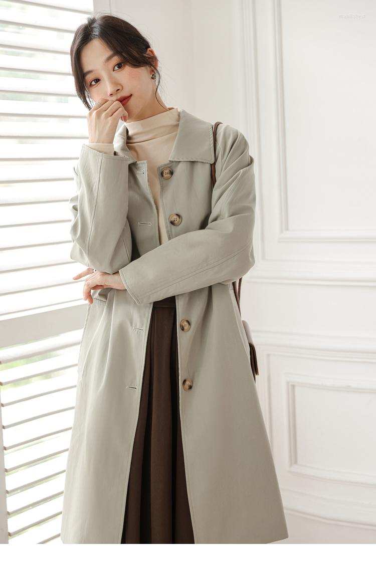 Women' Trench Coats 2022 Small Checkered Color Contrast Windbreaker For Women Medium And Long High Sense Of British Style, Green
Women' Trench Coats 2022 Small Checkered Color Contrast Windbreaker For Women Medium And Long High Sense Of British Style, Green