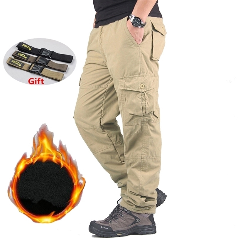 Mens Pants Winter Warm Thick Double Layer Fleece Military Army Camouflage Tactical Cotton Long Trouser Male Baggy Cargo 221113, Ck01 black
Mens Pants Winter Warm Thick Double Layer Fleece Military Army Camouflage Tactical Cotton Long Trouser Male Baggy Cargo 221113, Ck01 black