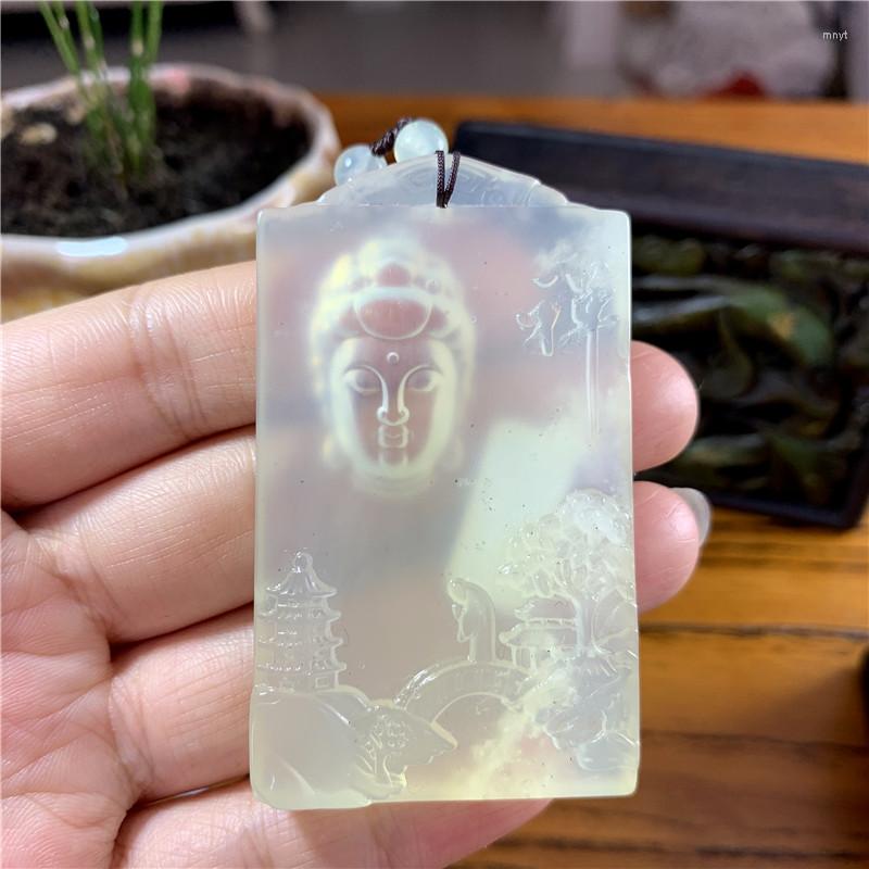 Pendant Necklaces Natural Xiuyu A Jade Handcarved Guanyin Buddha Flower Yellow Necklace Men Pendants Jewelry
Pendant Necklaces Natural Xiuyu A Jade Handcarved Guanyin Buddha Flower Yellow Necklace Men Pendants Jewelry