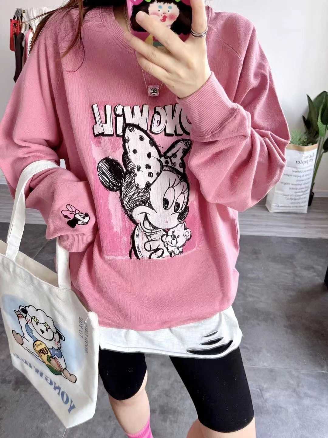 Women's Hoodies Sweatshirts Autumn New Korean Fashion Cute Cartoon Pattern Loose Large Round Neck, White
Women's Hoodies Sweatshirts Autumn New Korean Fashion Cute Cartoon Pattern Loose Large Round Neck, White