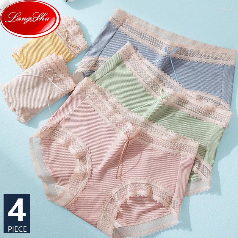 Women's Panties 4Pcs/Set Sexy Lace Women Underwear Female Mid-Waist Cute Bow Young Girls Underpants Ladies Briefs Cotton Crotch Lingerie, Set4
Women's Panties 4Pcs/Set Sexy Lace Women Underwear Female Mid-Waist Cute Bow Young Girls Underpants Ladies Briefs Cotton Crotch Lingerie, Set4