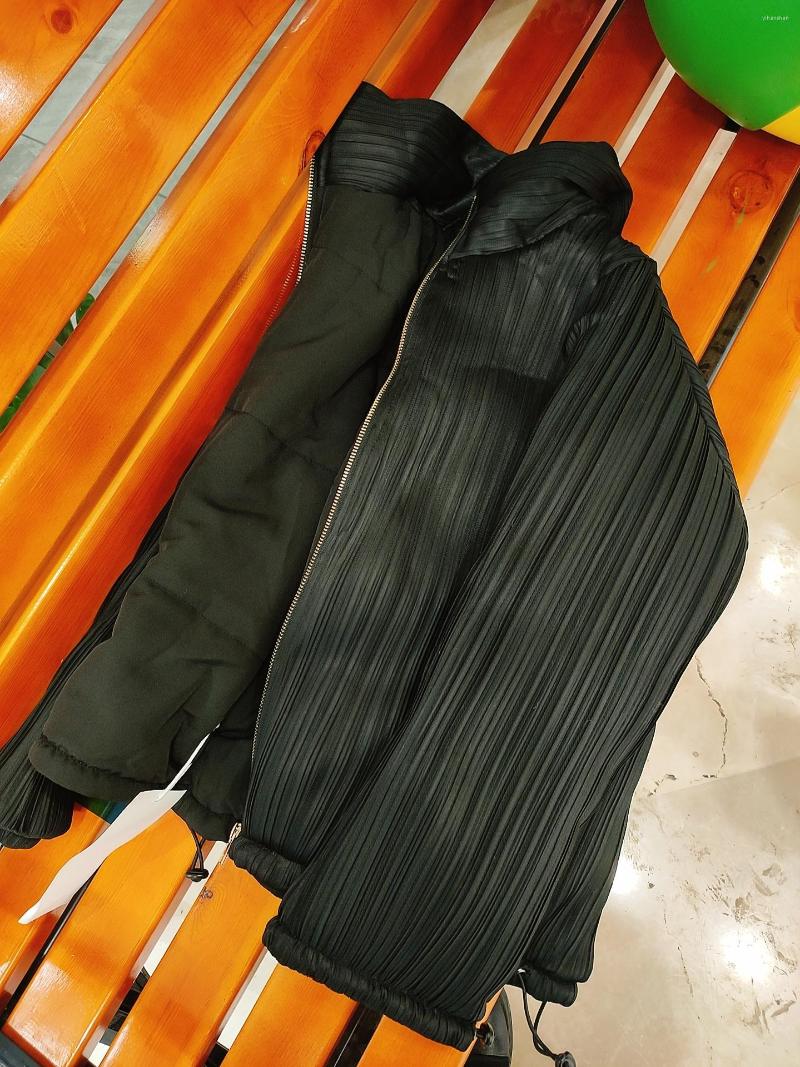 Women's Trench Coats SELLING Miyake Fashion Fold Stand Collar Long Sleeve Zipper Cotton Clothes IN STOCK, Black
Women's Trench Coats SELLING Miyake Fashion Fold Stand Collar Long Sleeve Zipper Cotton Clothes IN STOCK, Black