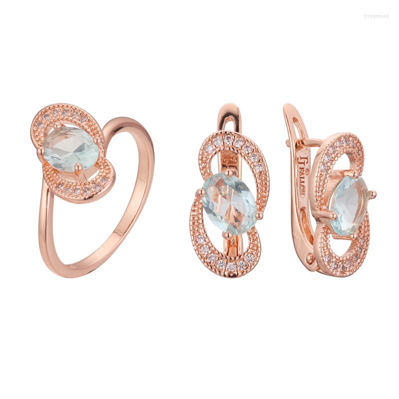 Necklace Earrings Set Bohemia Ring 585 Rose Gold Color Anniversary Jewelry, Picture shown
Necklace Earrings Set Bohemia Ring 585 Rose Gold Color Anniversary Jewelry, Picture shown