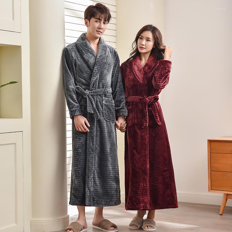 Men's Sleepwear Lovers Winter Flannel Velvet Bathrobe Kimono Warm Extra Long Bath Robe For Men Big Yards -XXXL Dressing Gown Women, Lx-98280
Men's Sleepwear Lovers Winter Flannel Velvet Bathrobe Kimono Warm Extra Long Bath Robe For Men Big Yards -XXXL Dressing Gown Women, Lx-98280