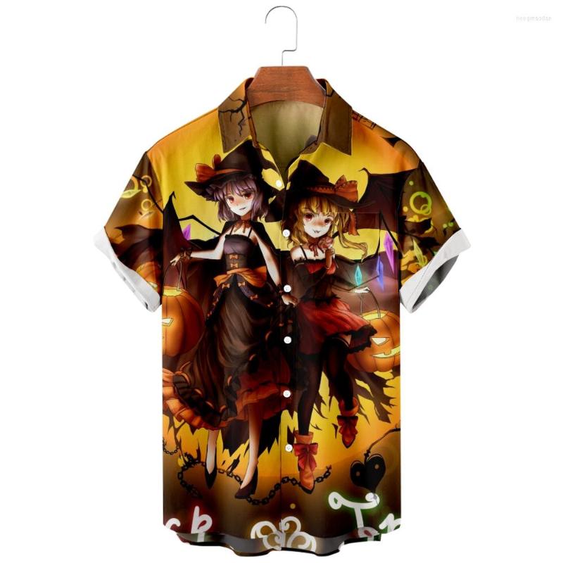Men's Casual Shirts Men's Chest Pocket Shirt Beauty Halloween Print Fashion Magic Hip Hop And Women's Short Sleeve, A606
Men's Casual Shirts Men's Chest Pocket Shirt Beauty Halloween Print Fashion Magic Hip Hop And Women's Short Sleeve, A606