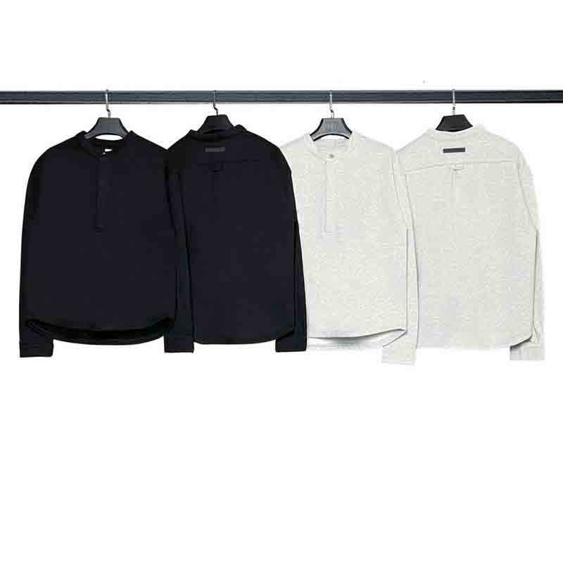 Fleece 2022 FG6C Essentials Sixth Collection Women Men Hoodies Sweatshirt Half Botton Long Sleeve Hiphop Loose Pullover NDJJ, Black
Fleece 2022 FG6C Essentials Sixth Collection Women Men Hoodies Sweatshirt Half Botton Long Sleeve Hiphop Loose Pullover NDJJ, Black