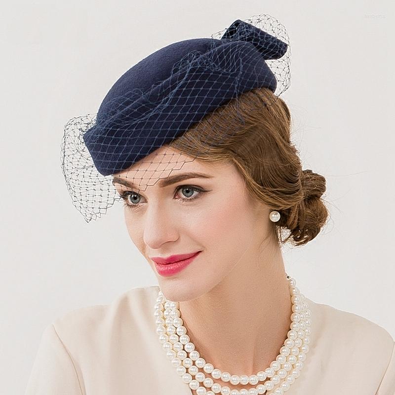 Berets Arrival Vintage Wedding Cap England Women Wool Beret Hat Dotted Veil Mesh Fedora Ladies Caps S3083, Picture shown
Berets Arrival Vintage Wedding Cap England Women Wool Beret Hat Dotted Veil Mesh Fedora Ladies Caps S3083, Picture shown