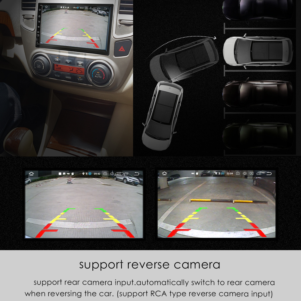 AHD 170 Car Camera Fisheye lens starlight night vision HD car rear view camera For 4G LTE Or AHD input Android Raido screen