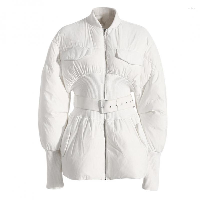 Women' Trench Coats Women Parka Stand Collar Bandage Black White And Jackets Winter Vintage Fashion Overcoat 2022
Women' Trench Coats Women Parka Stand Collar Bandage Black White And Jackets Winter Vintage Fashion Overcoat 2022