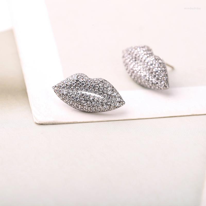 Stud Earrings High Quality Simple Design Zircon Lips Earring For Women Appointment Wedding Date Gift Jewelry Accessory
Stud Earrings High Quality Simple Design Zircon Lips Earring For Women Appointment Wedding Date Gift Jewelry Accessory