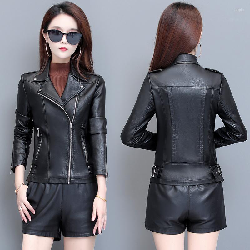 Women's Leather 2022 Autumn Women Pu Jacket Girl Short Coat Female Black Punk Bomber Faux Outwear Blazer Lady Spring Tops
Women's Leather 2022 Autumn Women Pu Jacket Girl Short Coat Female Black Punk Bomber Faux Outwear Blazer Lady Spring Tops