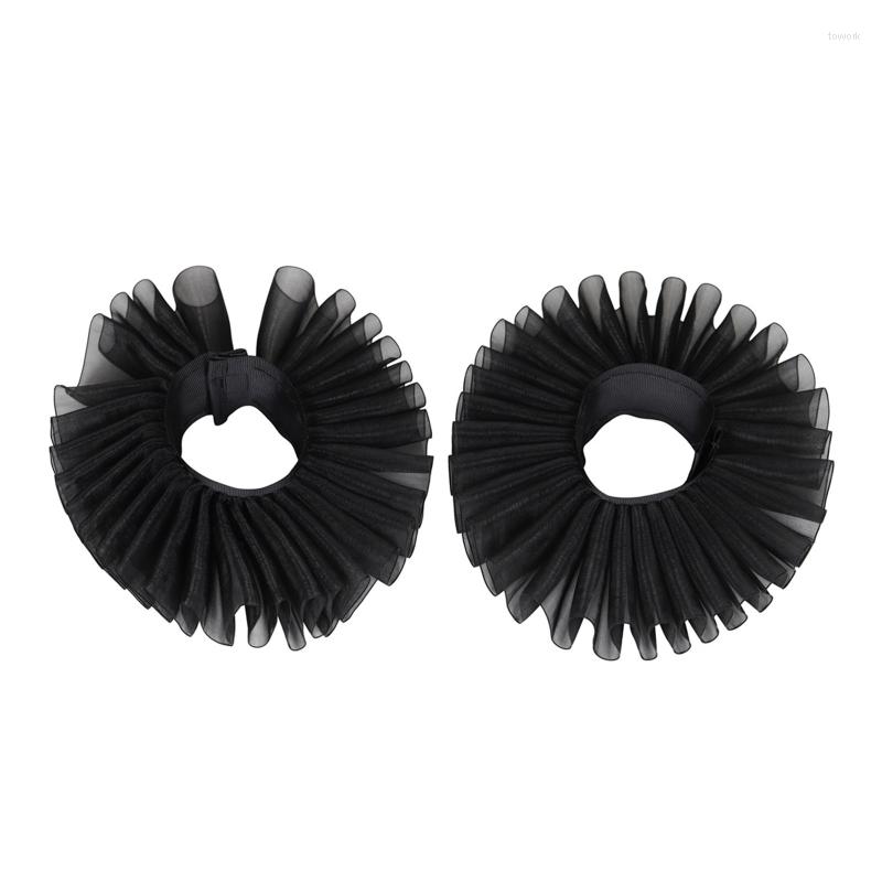 Knee Pads Victorian Renaissance Elizabethan Ruffled Wrist Sleeves Cuffs Unisex Perform Costume Cosplay Accessories Hand Wear, Black
Knee Pads Victorian Renaissance Elizabethan Ruffled Wrist Sleeves Cuffs Unisex Perform Costume Cosplay Accessories Hand Wear, Black