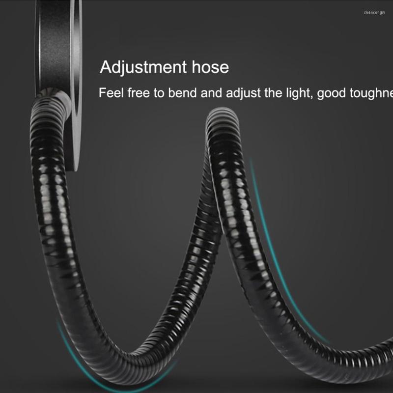 Lamps Table Zerouno Flexible LED Desk Lamp Beside Reading Book Lights USB Power 5 Speed Dimmable Control Clip Lampada ada
