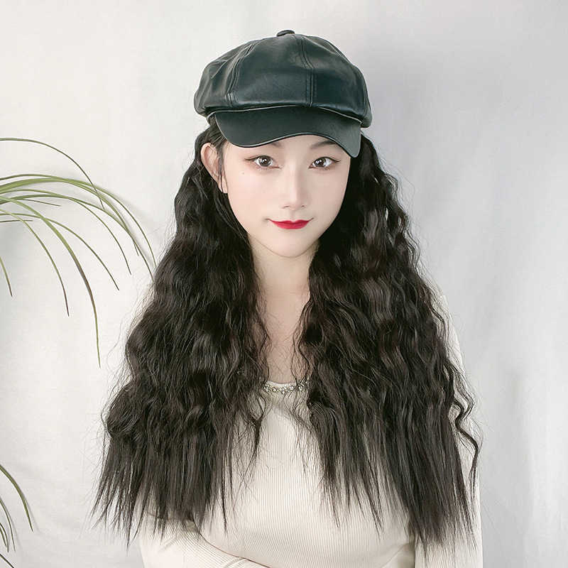 Women's Hair Wigs Lace Synthetic High Temperature Silk Wig Female Corn Perm Hat Spring and Summer Style Korean Version Net Red Long Curly Hair, Black
Women's Hair Wigs Lace Synthetic High Temperature Silk Wig Female Corn Perm Hat Spring and Summer Style Korean Version Net Red Long Curly Hair, Black