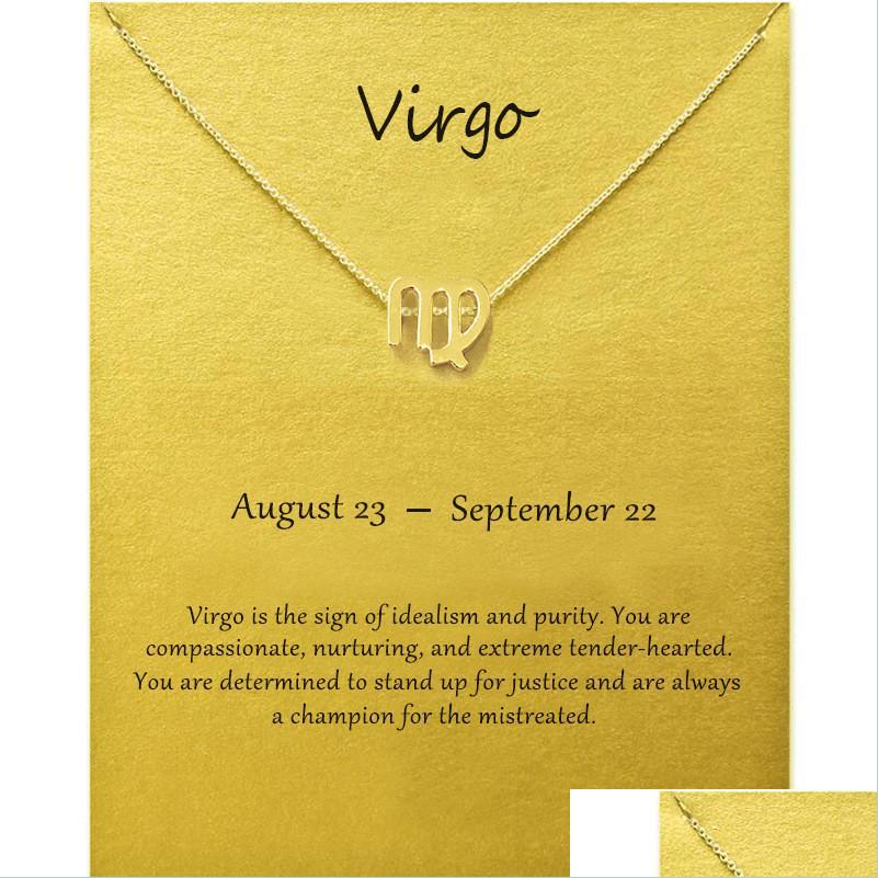 Pendant Necklaces Fashion Jewelry 12 Constellation Virgo Pendant Necklaces For Women Zodiac Chains Necklace Gold Sier Color Birthday Dhfj8
Pendant Necklaces Fashion Jewelry 12 Constellation Virgo Pendant Necklaces For Women Zodiac Chains Necklace Gold Sier Color Birthday Dhfj8