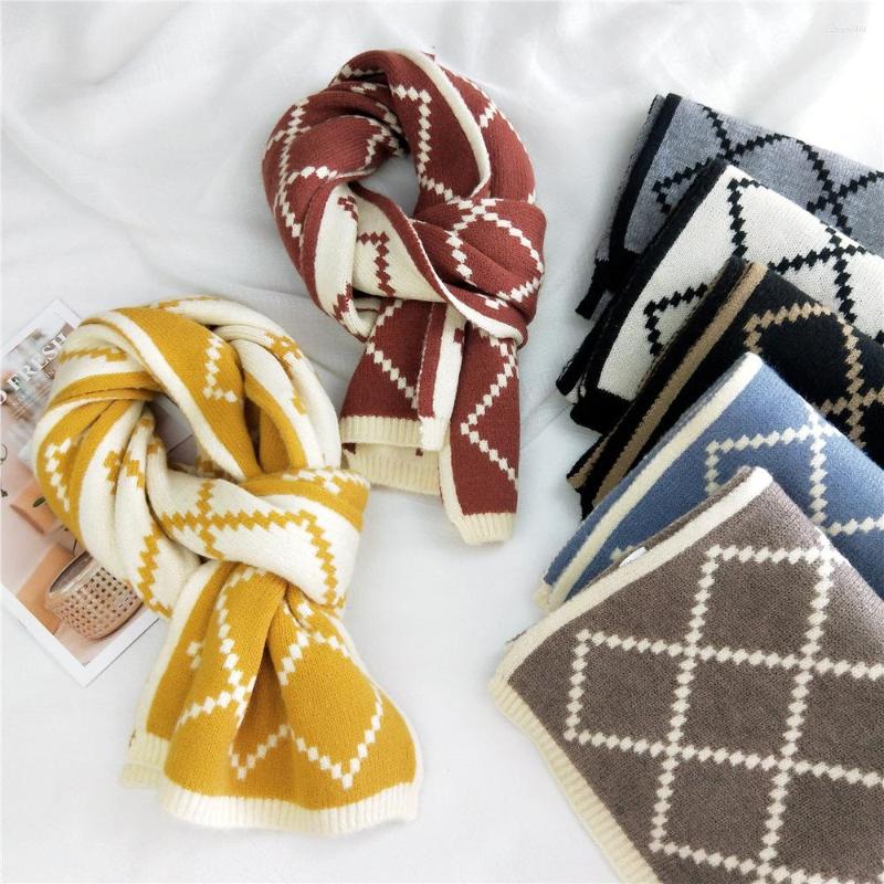 Scarves Winter Scarf Cashmere-like Women Double-checked Warm Bandana Knit Men Children Neck Long Size 185 34cm D190
Scarves Winter Scarf Cashmere-like Women Double-checked Warm Bandana Knit Men Children Neck Long Size 185 34cm D190