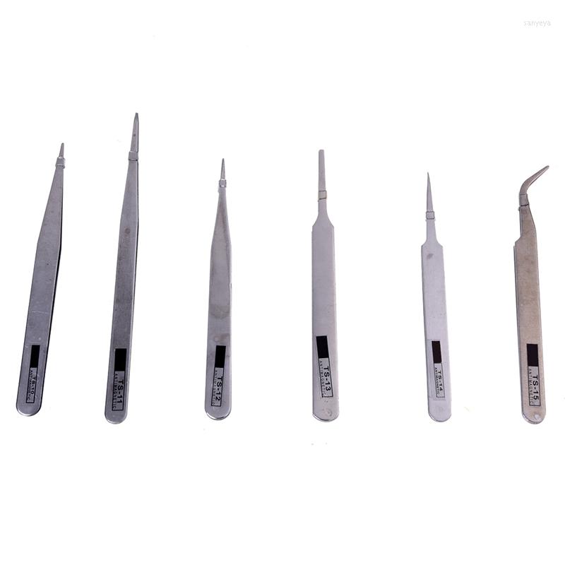 Professional Hand Tool Sets 6x Brucelles Tweezers Pliers Antistatic TS-10/11/12/13/14/15 For PCBs
Professional Hand Tool Sets 6x Brucelles Tweezers Pliers Antistatic TS-10/11/12/13/14/15 For PCBs
