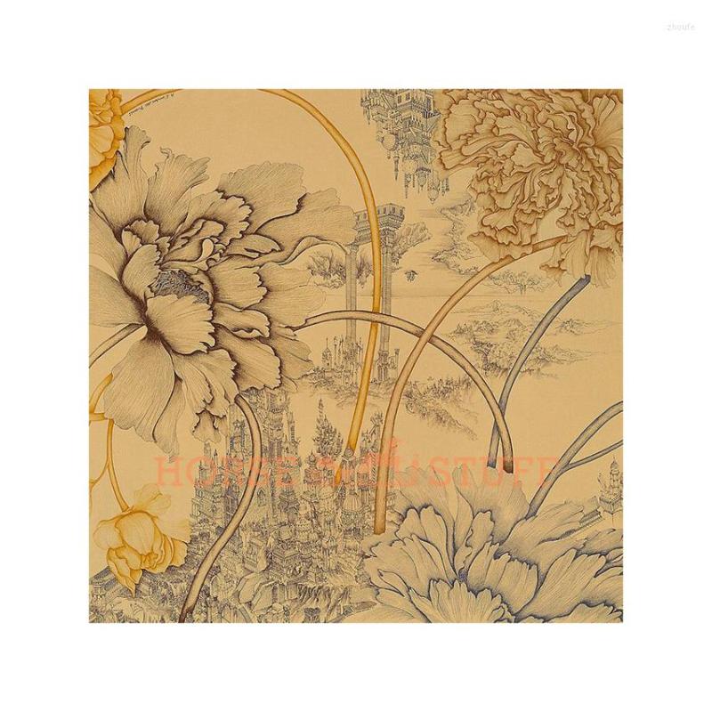 Scarves Spring Flower Scarf With Print Beach Long Satin Designer Inspired Scarfs Summer Head Shawls Poncho 90 180
Scarves Spring Flower Scarf With Print Beach Long Satin Designer Inspired Scarfs Summer Head Shawls Poncho 90 180