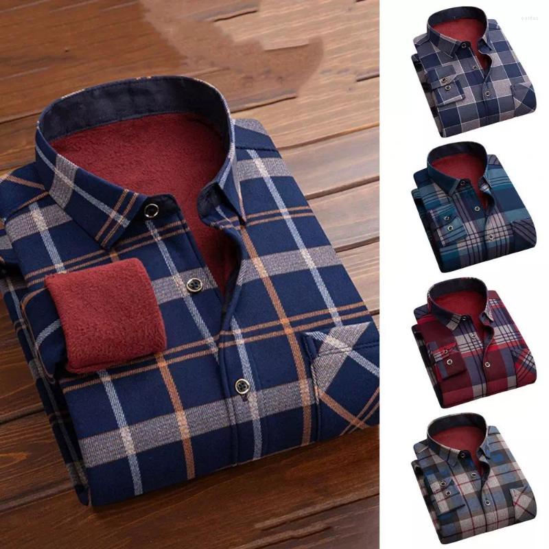 Men's Casual Shirts Sizes Autumn Fleece Shir For Men Single-breasted Plaid Thicken Warm Soft Lapel Formal Cardigan Shirt Daily Wear, Beige
Men's Casual Shirts Sizes Autumn Fleece Shir For Men Single-breasted Plaid Thicken Warm Soft Lapel Formal Cardigan Shirt Daily Wear, Beige