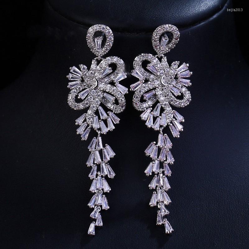 Dangle Earrings Fashion Shining Luxury Zircon For Women Retro Geometry Tassel Long Bridal Earring Trendy Female Jewelry Gift
Dangle Earrings Fashion Shining Luxury Zircon For Women Retro Geometry Tassel Long Bridal Earring Trendy Female Jewelry Gift