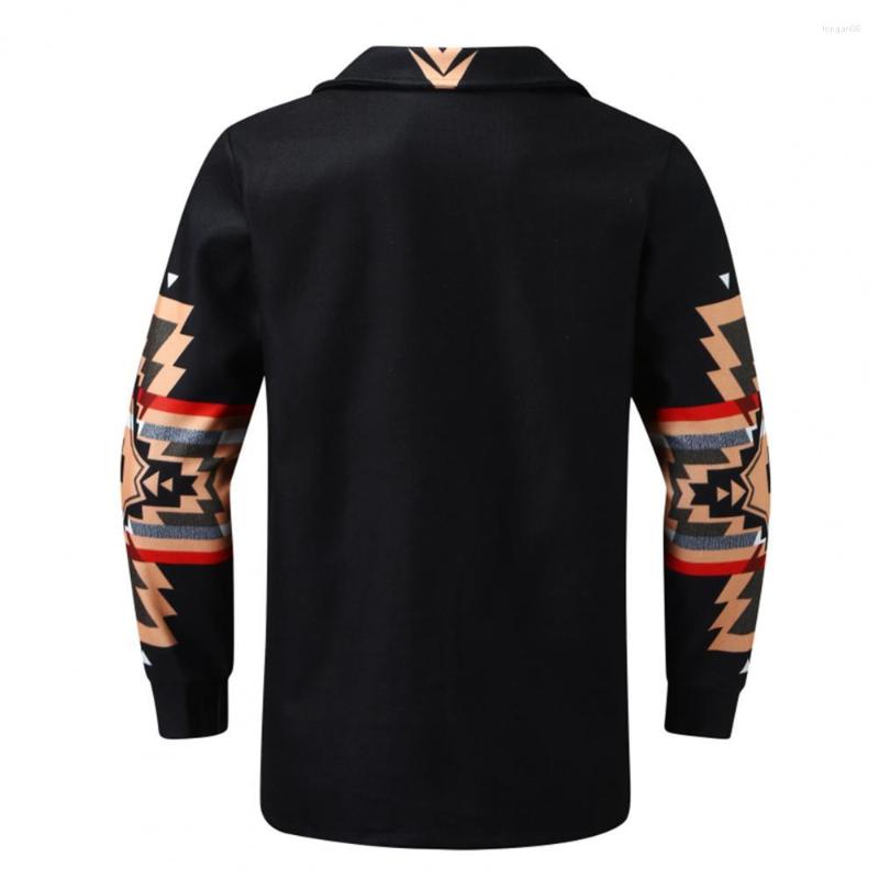 Men' Jackets Loose Coat Single Breasted Casual Jacket Vintage Geometry Print Men, Black
Men' Jackets Loose Coat Single Breasted Casual Jacket Vintage Geometry Print Men, Black