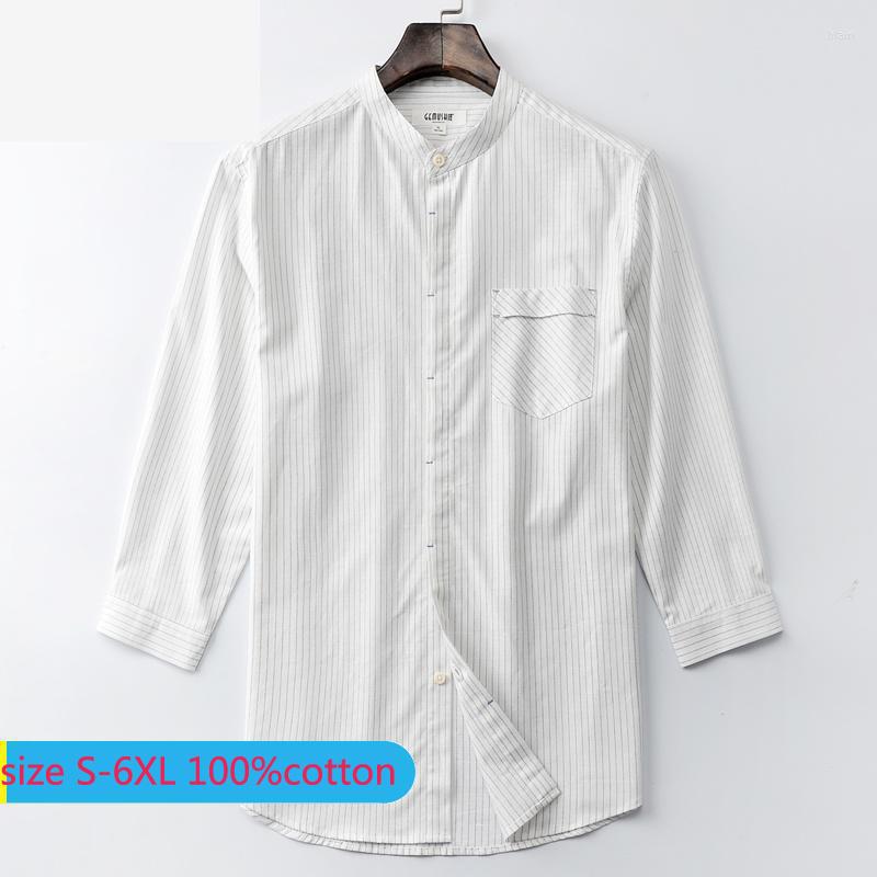 Men' Casual Shirts Arrival Fashion Summer Seven Sleeve Shirt Men Pure Cotton Stripe Striped Plus Size SMLXL2XL3XL4XL5XL6XL, B120
Men' Casual Shirts Arrival Fashion Summer Seven Sleeve Shirt Men Pure Cotton Stripe Striped Plus Size SMLXL2XL3XL4XL5XL6XL, B120