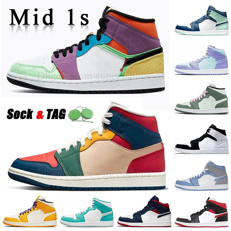 Og J Jumpman 1s Mid 1 Basketball Shoes Quality Mens Womens Multicolor Coconut Milk Lakers Yellow Toe Blue Mint Green Purple Pulse Split Black and White J1 J1s Sneaker, M03 36-46 mid grey camo
Og J Jumpman 1s Mid 1 Basketball Shoes Quality Mens Womens Multicolor Coconut Milk Lakers Yellow Toe Blue Mint Green Purple Pulse Split Black and White J1 J1s Sneaker, M03 36-46 mid grey camo