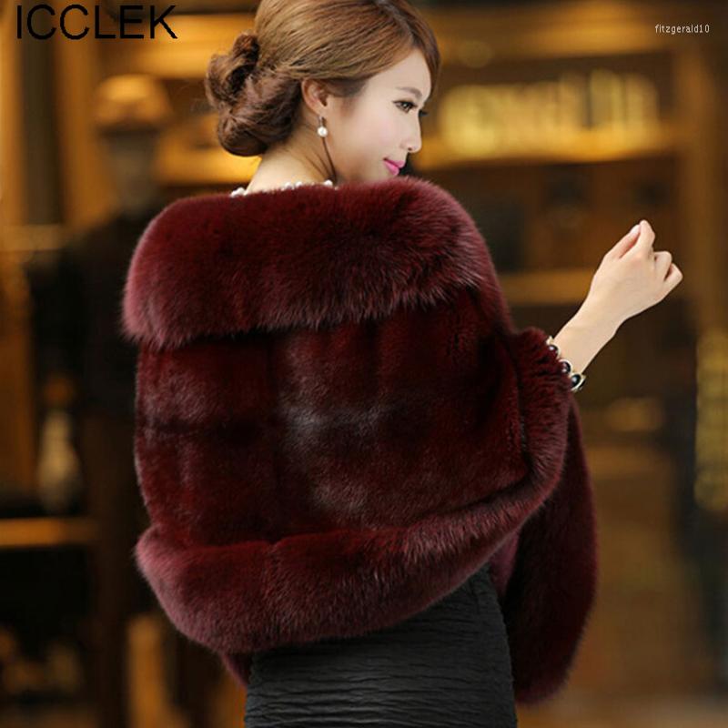 Women's Fur ICCLEK 2022 Autumn And Winter Mink Imitation Shawl Women's Hair Collar Bridal Wedding Dress Cloak Short Coat, White
Women's Fur ICCLEK 2022 Autumn And Winter Mink Imitation Shawl Women's Hair Collar Bridal Wedding Dress Cloak Short Coat, White