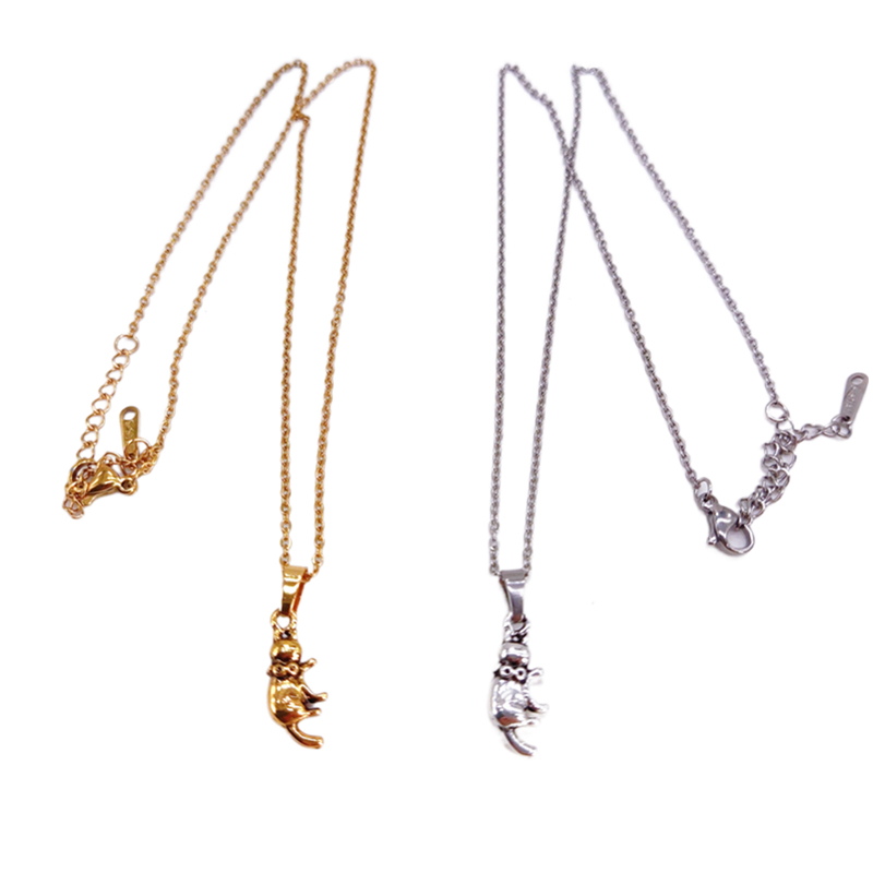 WJZB Fashion lovely unlimited 8 cat necklace retro style punk stainless steel collarbone pendant necklaces jewelry wholesale
WJZB Fashion lovely unlimited 8 cat necklace retro style punk stainless steel collarbone pendant necklaces jewelry wholesale