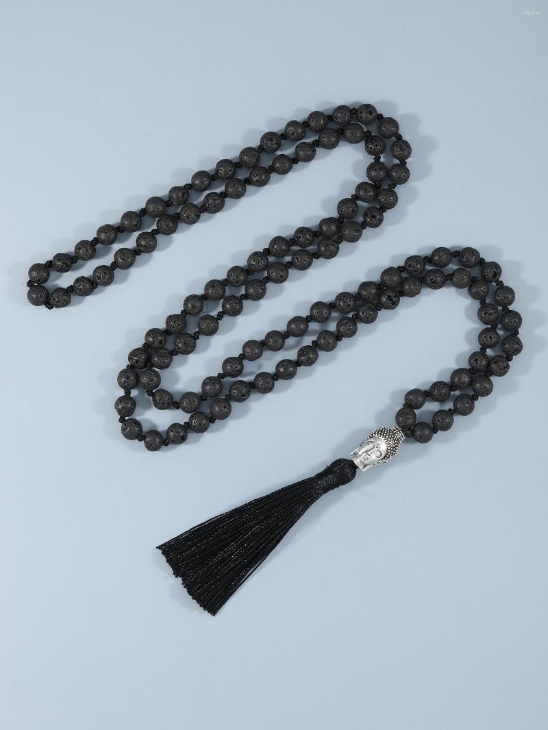 Pendant Necklaces YUOKIAA Natural Lava Mala Beads108 Necklace Prayer Buddhist Healing Energy Balance Meditation Japamala Yoga Tassel Gift
Pendant Necklaces YUOKIAA Natural Lava Mala Beads108 Necklace Prayer Buddhist Healing Energy Balance Meditation Japamala Yoga Tassel Gift