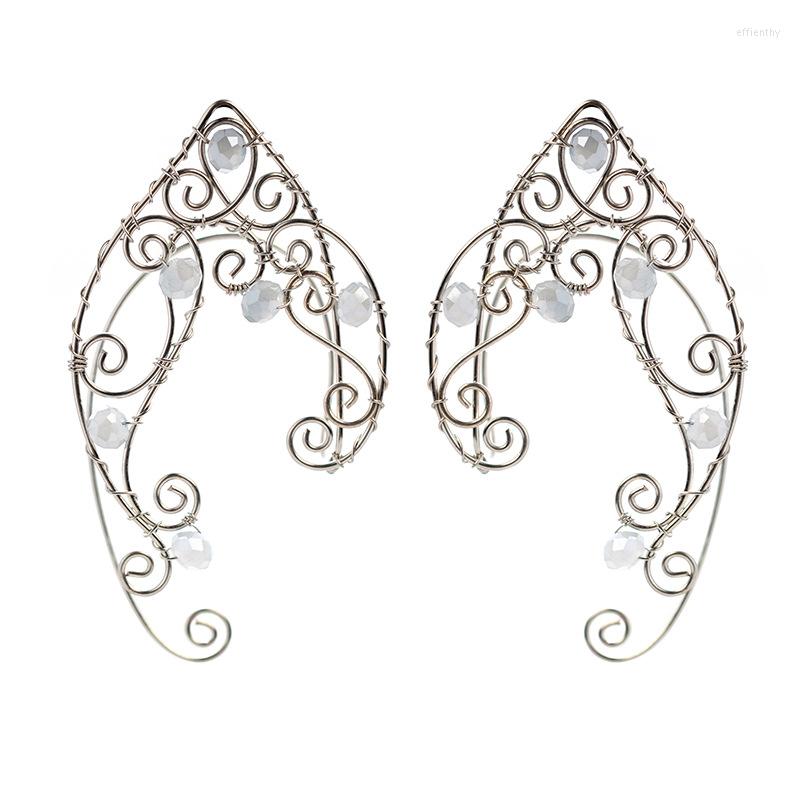 Backs Earrings Filigree Fairy Winding Elf Ear Cuffs Clip-on Wing Sleeve Wrap Without Piercing For Bride Women Earcuff Jewelry
Backs Earrings Filigree Fairy Winding Elf Ear Cuffs Clip-on Wing Sleeve Wrap Without Piercing For Bride Women Earcuff Jewelry