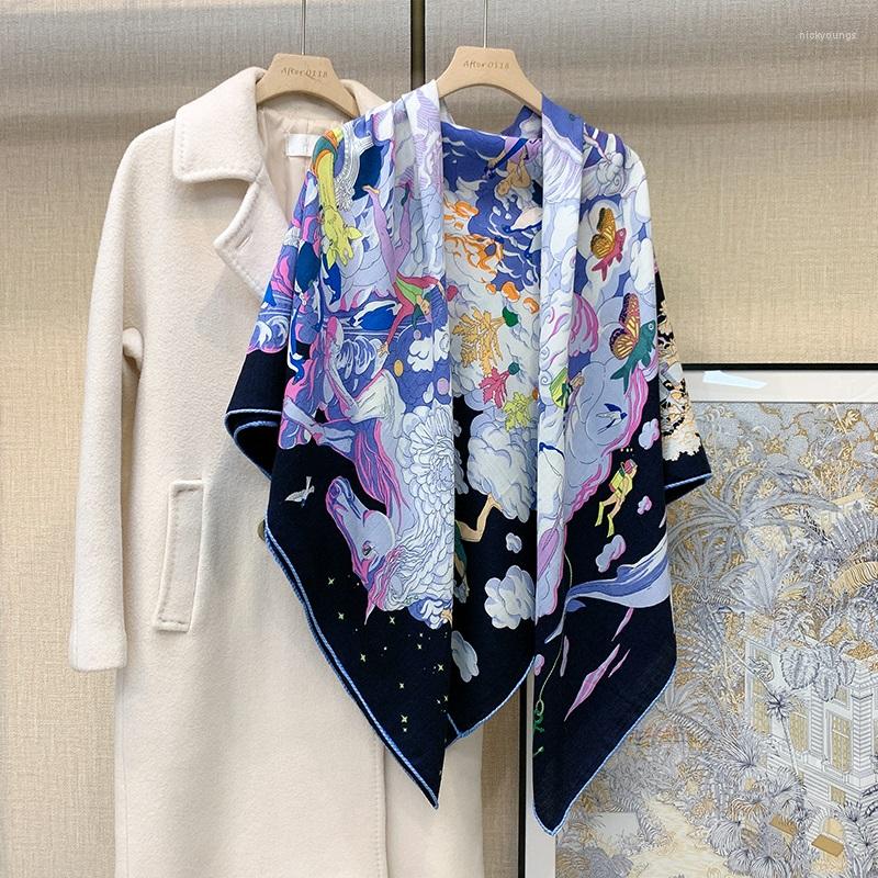 Scarves Luxury Wool Blanket Scarf Shawl Cape For Women Large Square Winter Echarpe Hand Rolled Edges 53"x53"
Scarves Luxury Wool Blanket Scarf Shawl Cape For Women Large Square Winter Echarpe Hand Rolled Edges 53"x53"