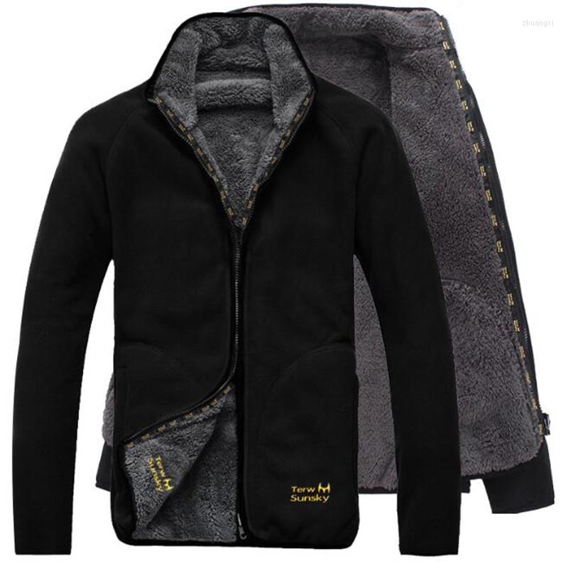 Men's Jackets Autumn Winter Coat Man Reversible Style Thicken With Plush Fleece Leisure Cardigan Men Tops Outerwear, Gray
Men's Jackets Autumn Winter Coat Man Reversible Style Thicken With Plush Fleece Leisure Cardigan Men Tops Outerwear, Gray
