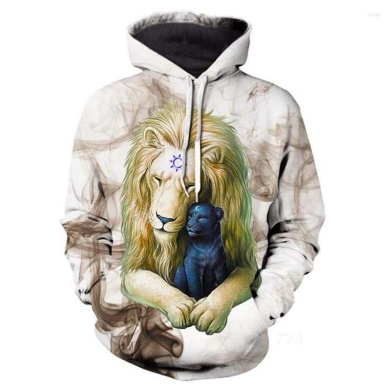 Men' Hoodies Male Spring And Autumn European American Casual Hoodie White Lion 3D Printed Fashion Young Men' Pullover, A1113
Men' Hoodies Male Spring And Autumn European American Casual Hoodie White Lion 3D Printed Fashion Young Men' Pullover, A1113