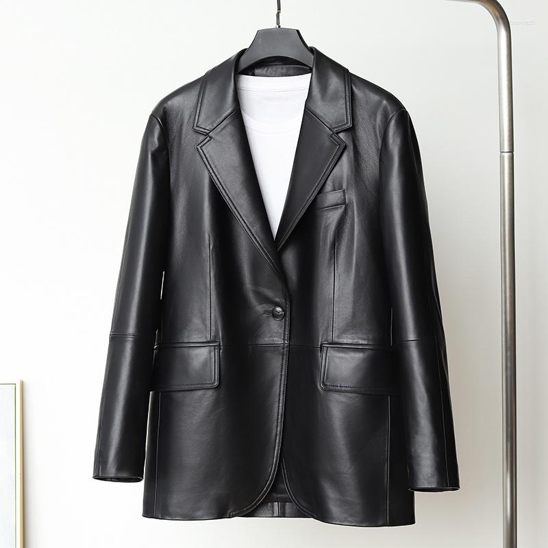 Women's Leather High Genuine Women's Quality Jacket Women Coat Suit Jackets For Coats Zm1688, Black
Women's Leather High Genuine Women's Quality Jacket Women Coat Suit Jackets For Coats Zm1688, Black
