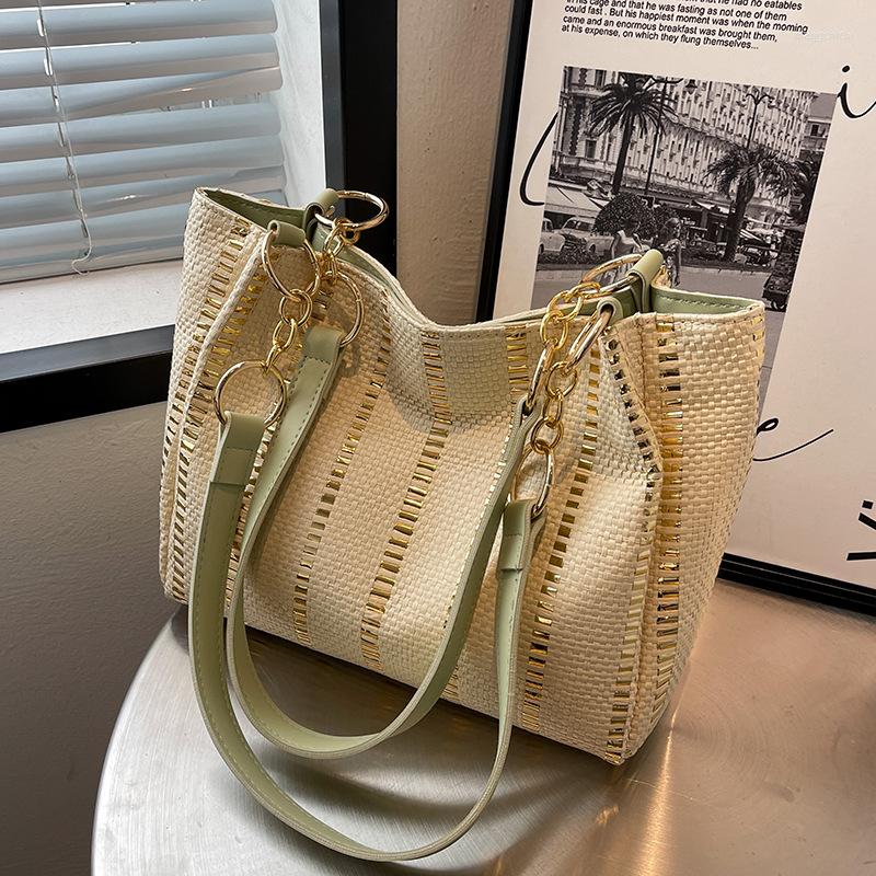 Evening Bags 2022 Summer Weave Large Capacity Handbags Women Designer Tote Bag Sac Femme Shoulder Purses Bolsos Mujer, Green
Evening Bags 2022 Summer Weave Large Capacity Handbags Women Designer Tote Bag Sac Femme Shoulder Purses Bolsos Mujer, Green