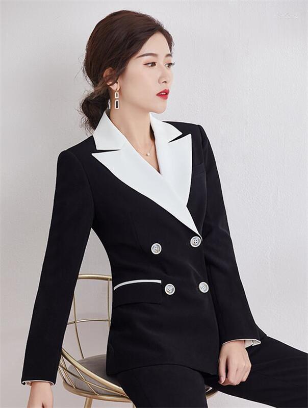 Women' Two Piece Pants White Lapel Suits For Women 2 Pieces Set Winter Autumn Office Wear Jacket With Suit Ladies Trousers Custom Made, 004
Women' Two Piece Pants White Lapel Suits For Women 2 Pieces Set Winter Autumn Office Wear Jacket With Suit Ladies Trousers Custom Made, 004