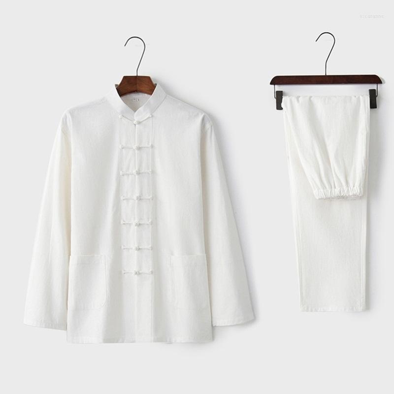 Ethnic Clothing Chinese Traditional Set Man Cotton Linen Buckle Shirt Oriental Retro Top Pants Tai Chi Breathable Uniform TA382
Ethnic Clothing Chinese Traditional Set Man Cotton Linen Buckle Shirt Oriental Retro Top Pants Tai Chi Breathable Uniform TA382