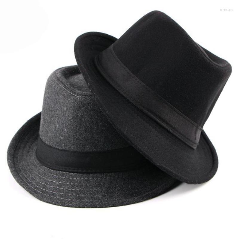 Berets HT1519 Spring Autumn Men Women Fedoras Solid Wool Felt Bowler Hat With Black Band British Style Jazz Trilby Fedora, Dark grey
Berets HT1519 Spring Autumn Men Women Fedoras Solid Wool Felt Bowler Hat With Black Band British Style Jazz Trilby Fedora, Dark grey