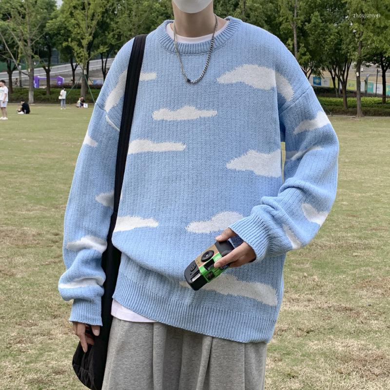 Men's Sweaters 2022 Autumn Light Luxury Fashion Japanese Retro Knitted Sweater Men Loose Round Neck Pullover Boutique Clothing, Black 
Men's Sweaters 2022 Autumn Light Luxury Fashion Japanese Retro Knitted Sweater Men Loose Round Neck Pullover Boutique Clothing, Black