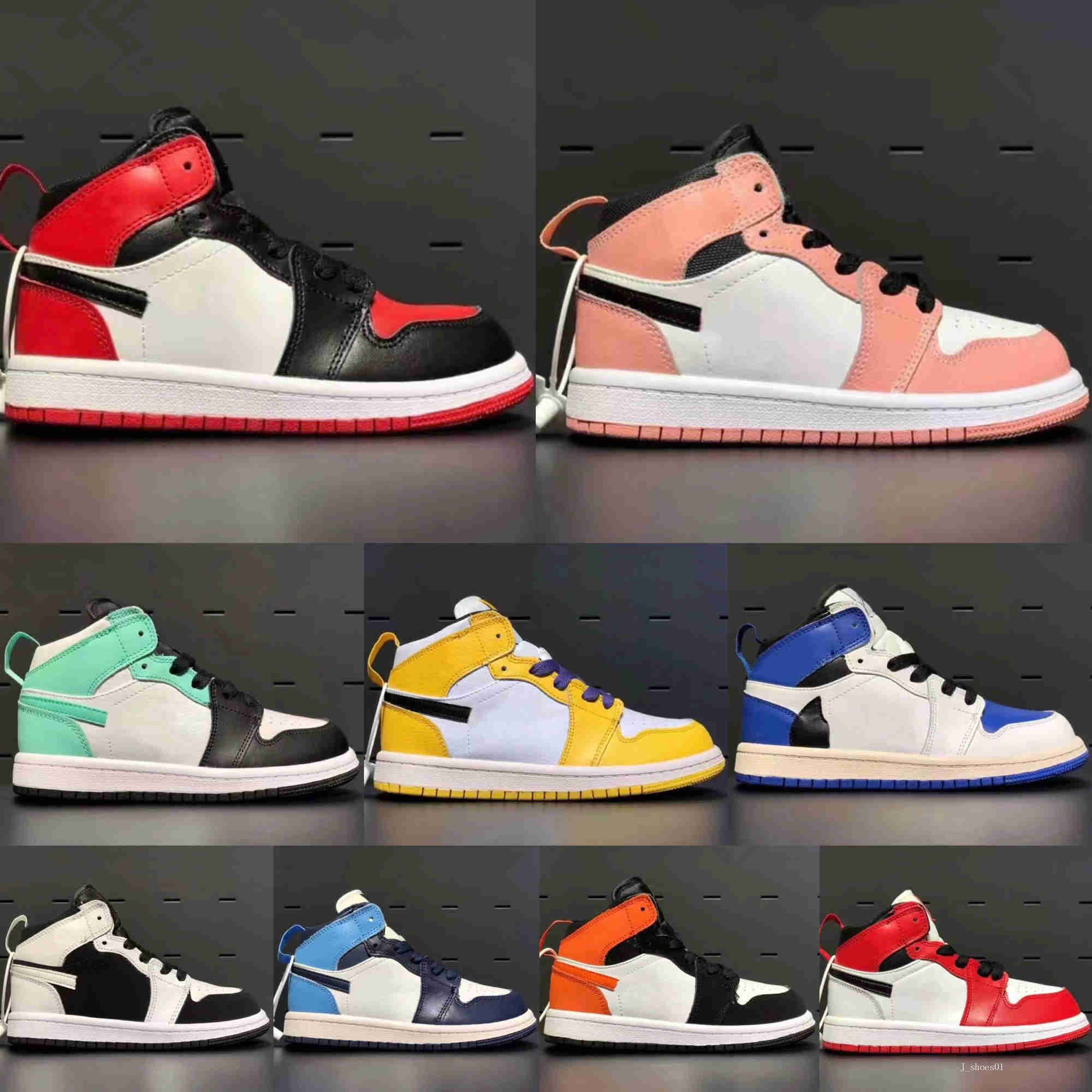2022 Classic Kids shoes Youth Athletic 1 sneaker for Boy girls casual top quality baby shoese Size 24-35 F835
2022 Classic Kids shoes Youth Athletic 1 sneaker for Boy girls casual top quality baby shoese Size 24-35 F835
